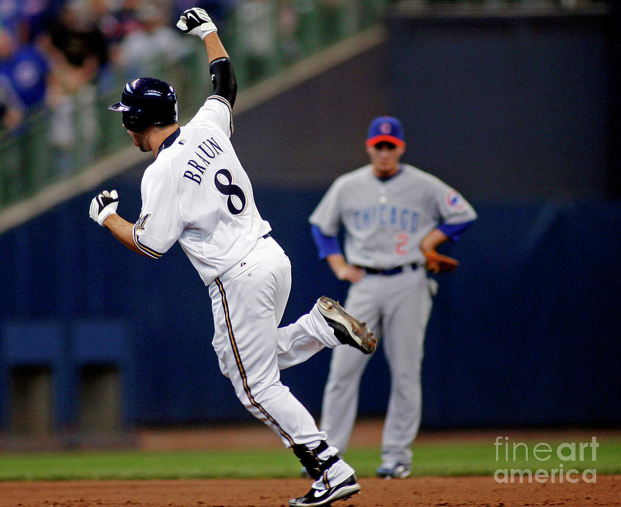 Chicago Cubs V Milwaukee Brewers Photograph by Darren Hauck Chicago Cubs V Milwaukee Brewers Photograph by Darren Hauck