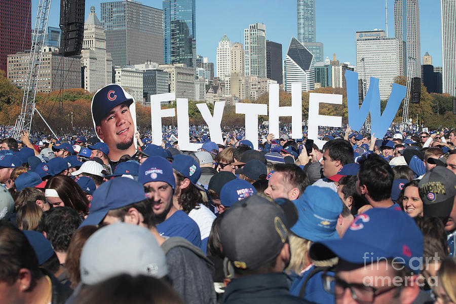 Chicago Cubs Victory Celebration Photograph by Scott Olson Chicago Cubs Victory Celebration Photograph by Scott Olson