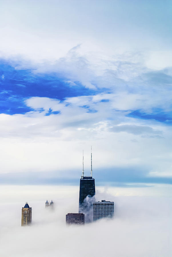 Chicago Fog Photograph by Peter Stasiewicz