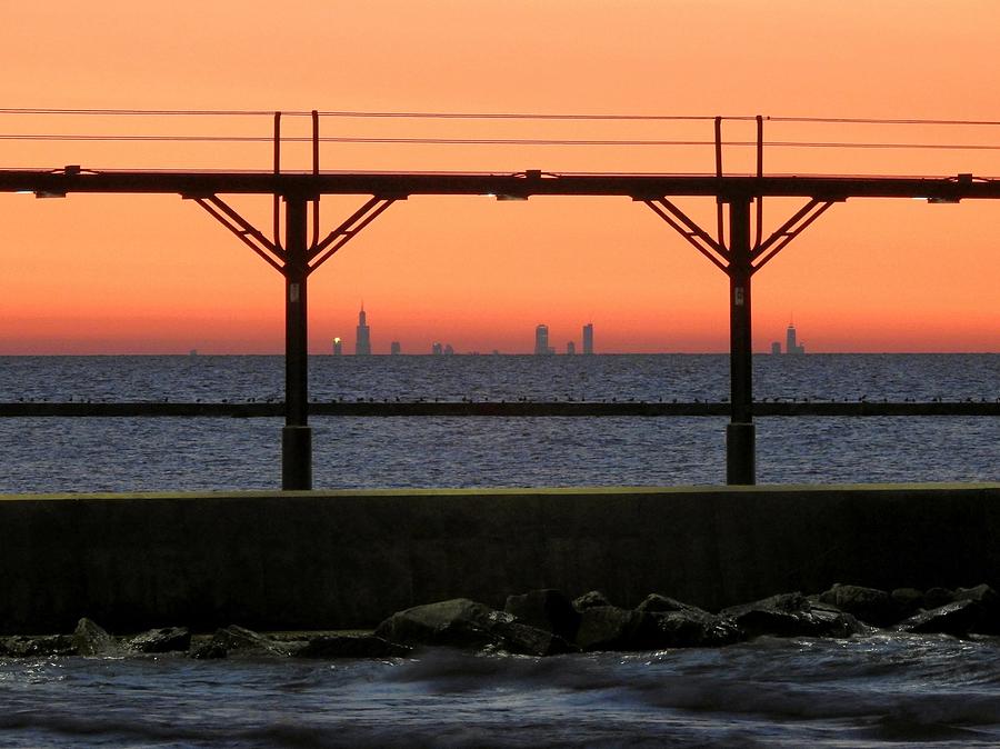 Chicago framed Photograph by Carmen Macuga - Fine Art America