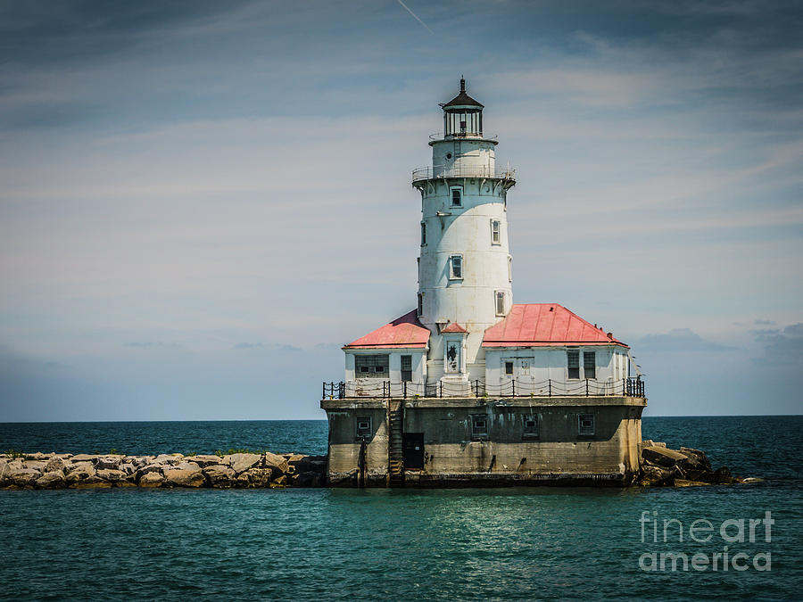 Chicago Harbor Lighthouse Photograph by Scott and Dixie Wiley