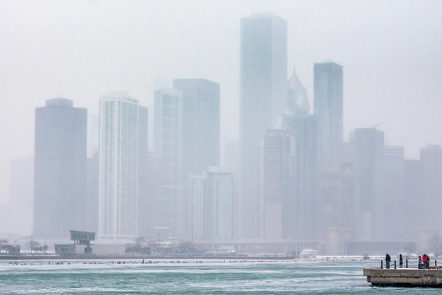 Chicago in the Mist Photograph by Framing Places