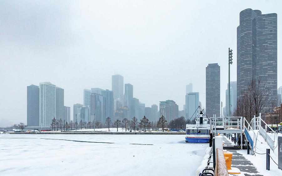 Chicago in Winter Photograph by Framing Places