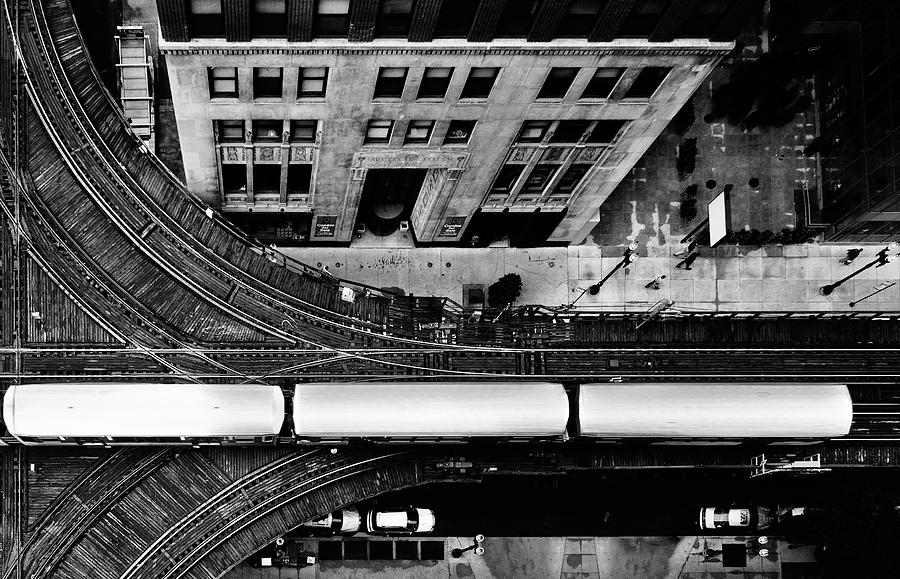 Chicago L Train On Tracks Photograph by Photo By John Crouch Chicago L Train On Tracks Photograph by Photo By John Crouch