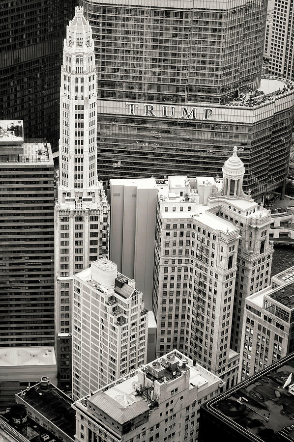 Chicago Looking Down On History Photograph