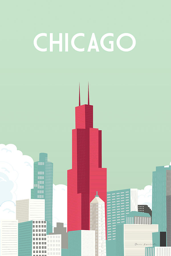 Chicago Mixed Media - Chicago by Omar Escalante