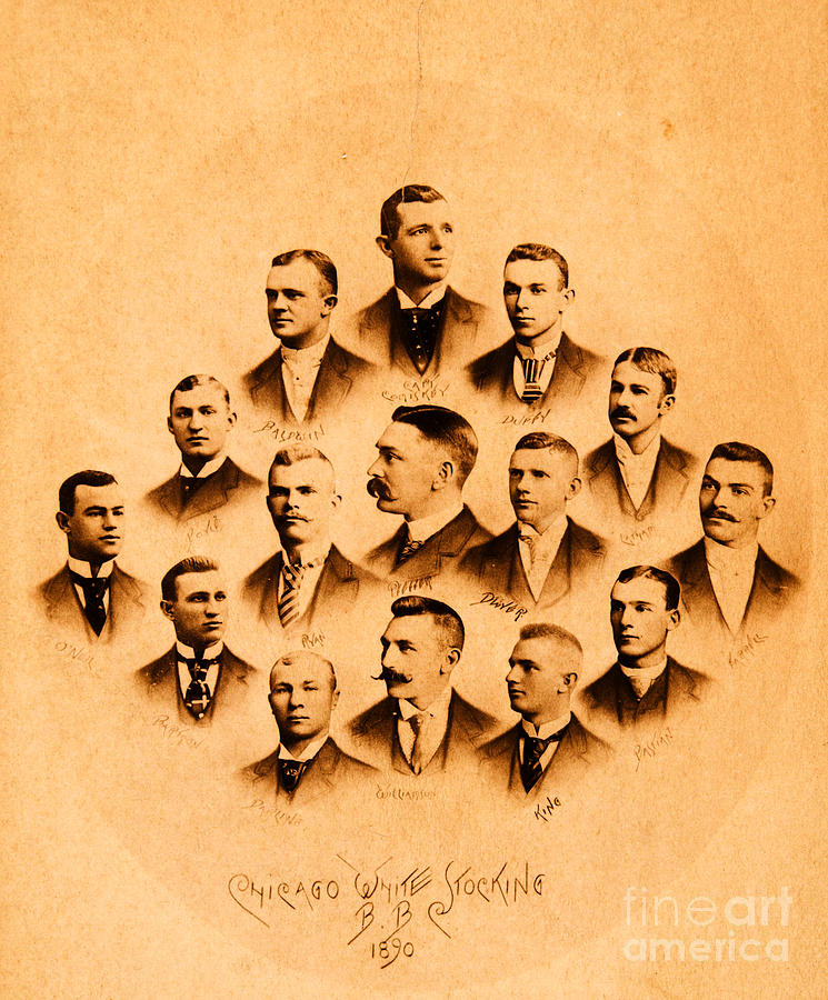 Chicago Players League Victorian Baseball Photograph by Peter Ogden