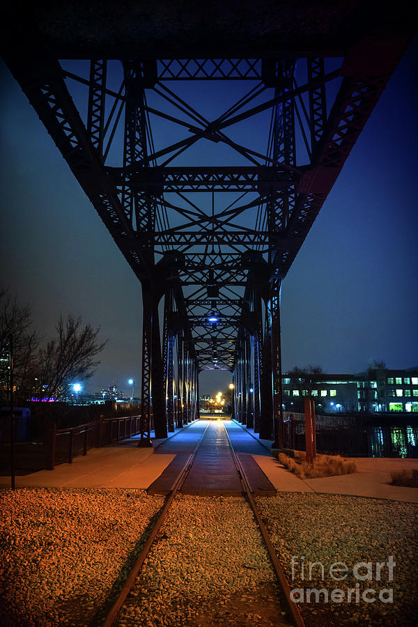 Chicago Railroad Bridge Photograph by Bruno Passigatti