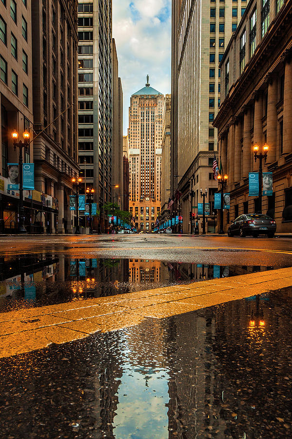 Chicago Photograph - Chicago Reflection by Andrew Soundarajan