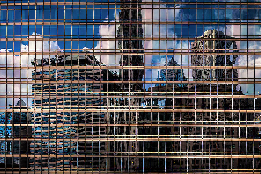 Chicago Photograph - Chicago Reflections by Andrew Soundarajan
