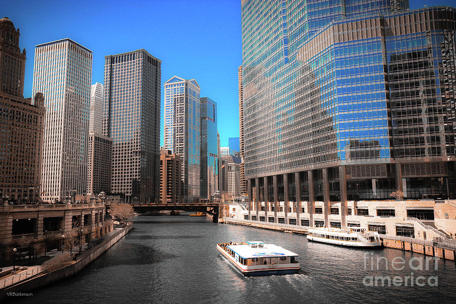 Chicago River Photograph by Veronica Batterson