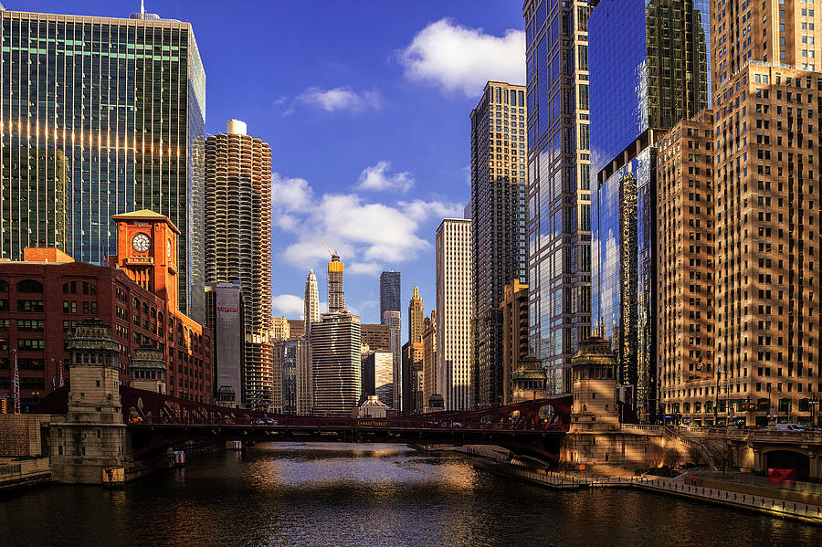 Chicago River View Photograph