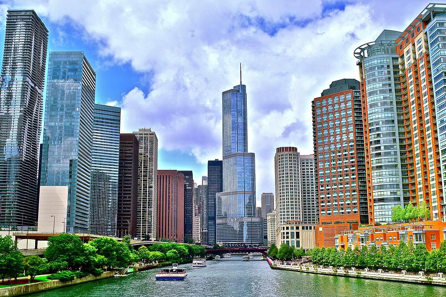 Chicago River View Photograph by Frozen in Time Fine Art Photography