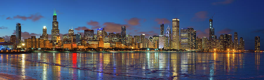 Chicago Skyline March 19 Photograph By Kevin Eatinger