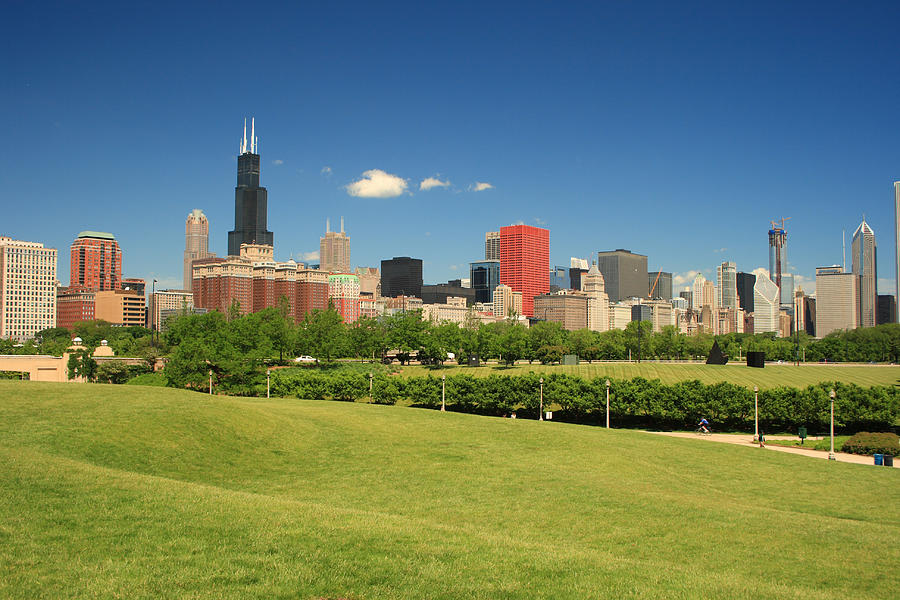 Chicago Skyline Photograph by Tomograf