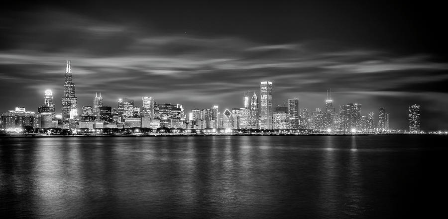 Chicago Skyline Under Dramatic Low Photograph by Chrisp0