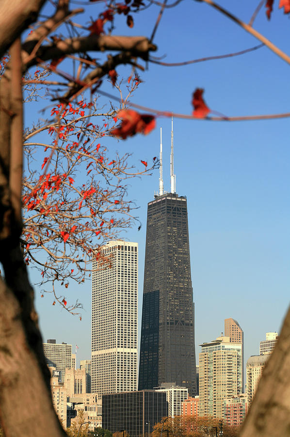 Chicago Skyline With The Hancock Photograph by Hisham Ibrahim