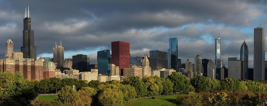 Chicago Photograph - Chicago Sunrise Early Fall by Chicago In Photographs