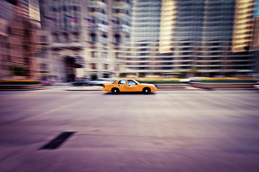 Chicago Taxi Photograph by Mmac72