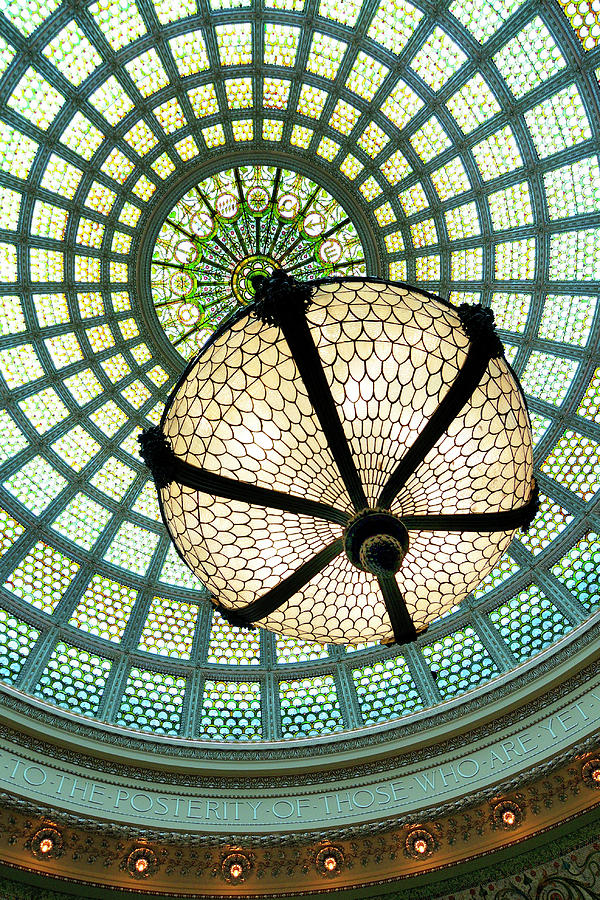 Chicago Photograph - Chicago Tiffany Dome by Chicago In Photographs