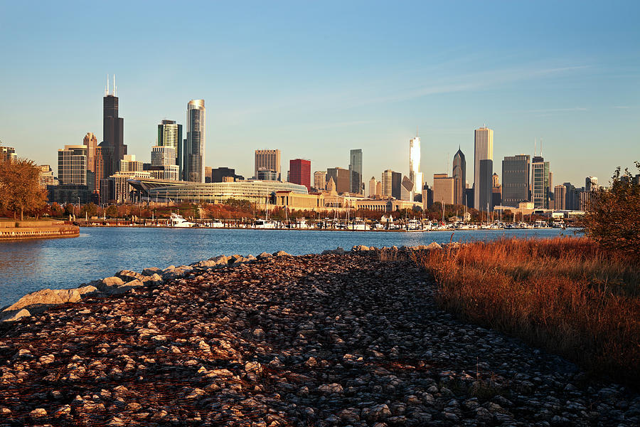 Chicago View From Northerly Island Park Photograph by Henryk Sadura