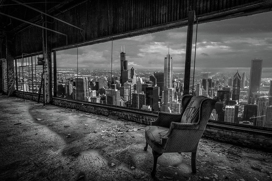 Sears Tower Photograph - Chicago View by Mike Burgquist