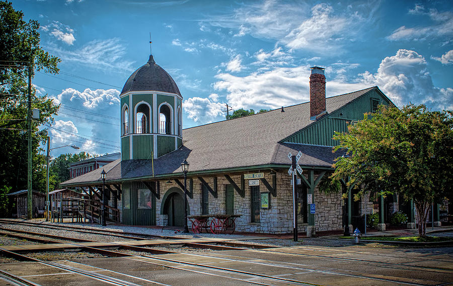 Transportation Photograph - Chickamauga Train Depot by Mark Chandler