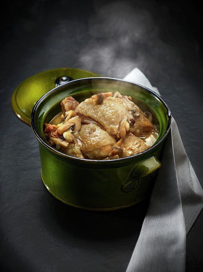 Chicken Cooked In Beer Photograph by Frdric Perrin