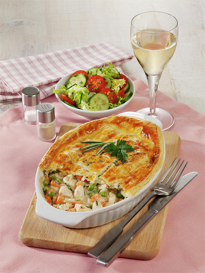 Chicken Pot Pie With Spring Vegetables Photograph by Stockfood Studios / Photoart