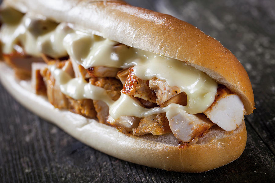 Chicken Sandwich With Mayo Photograph by Theodosis Georgiadis