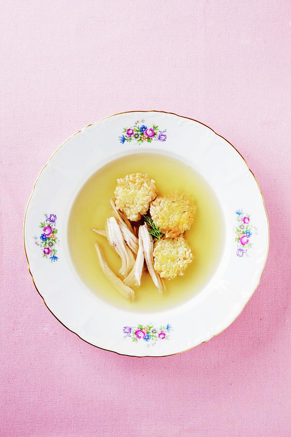 Chicken Soup With Rice Cakes Photograph by Danny Lerner