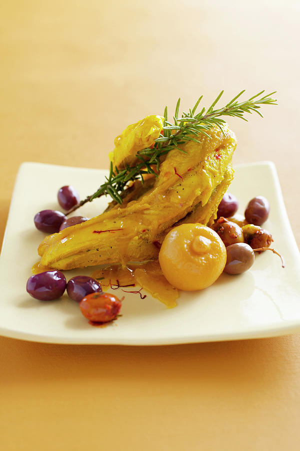 Chicken,olive And Lemon Tajine Photograph by Fnot