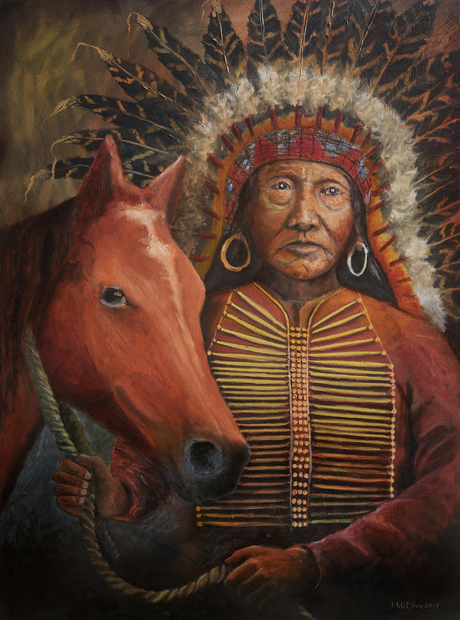 Chief Ignacio Painting by Jerry McElroy