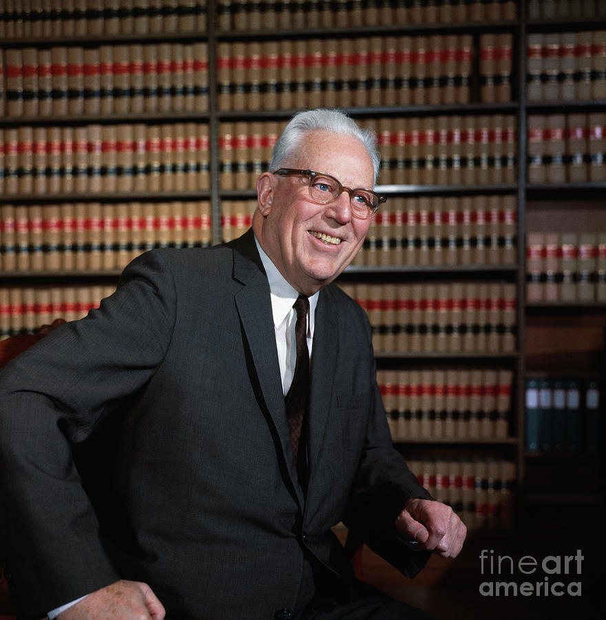 Chief Justice Earl Warren Photograph by Bettmann