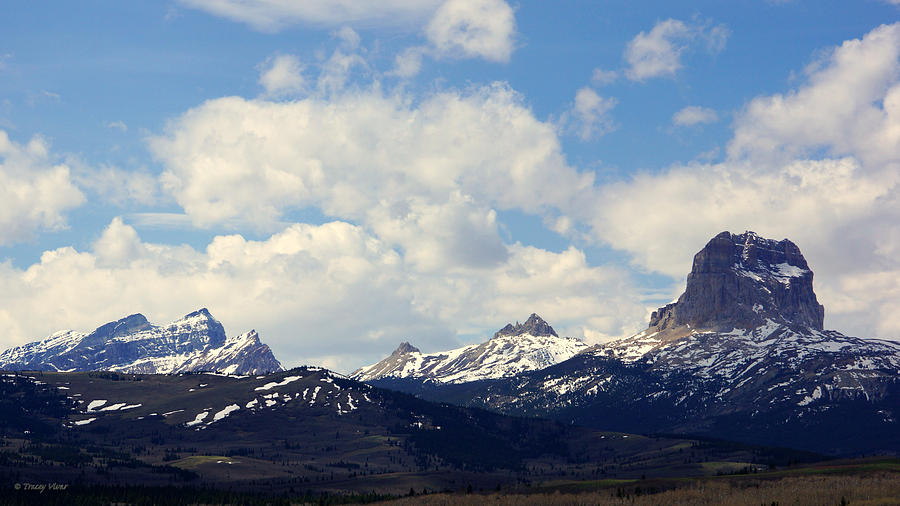 Chief Mountain, Spring, Wide View by Tracey Vivar Chief Mountain, Spring, Wide View by Tracey Vivar