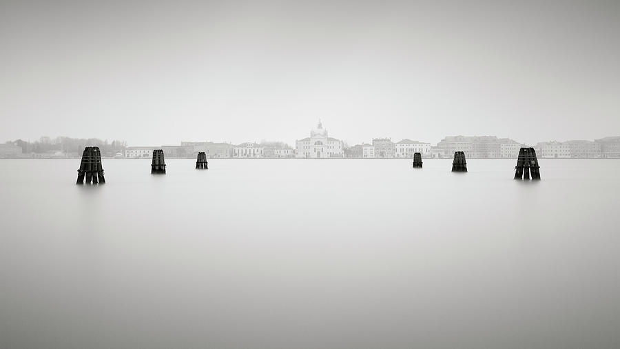 Black And White Photograph - Chiesa Delle Zitelle, Venice, Italy, 2014 by Ronnie Behnert