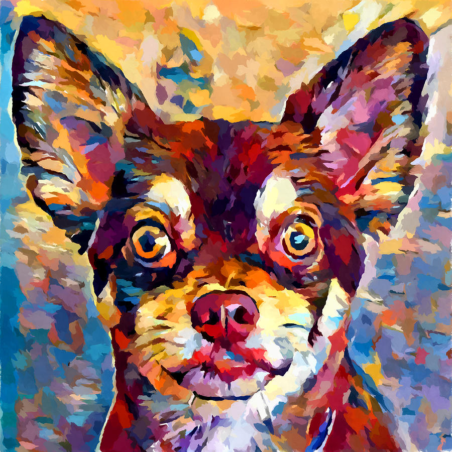 Chihuahua 5 Painting by Chris Butler