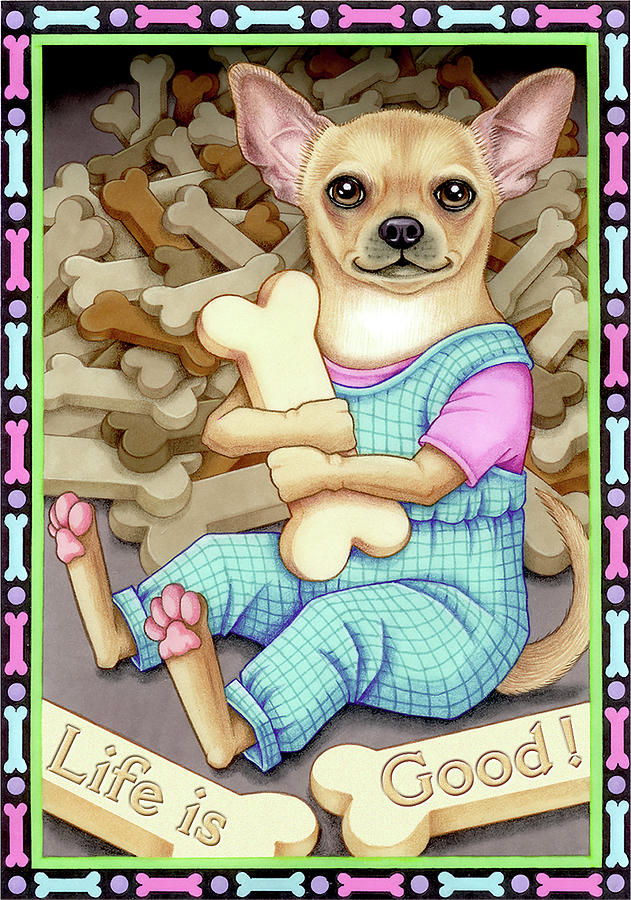 Dog Mixed Media - Chihuahua Cookies by Tomoyo Pitcher