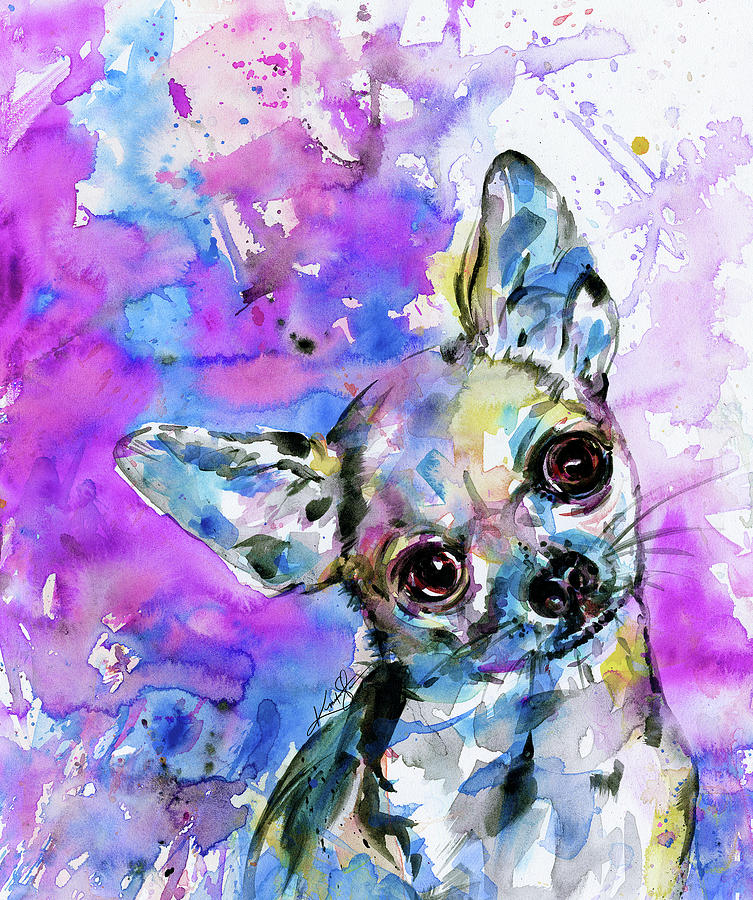 Chihuahua No.1 Painting by Kathy Morton Stanion | Fine Art America