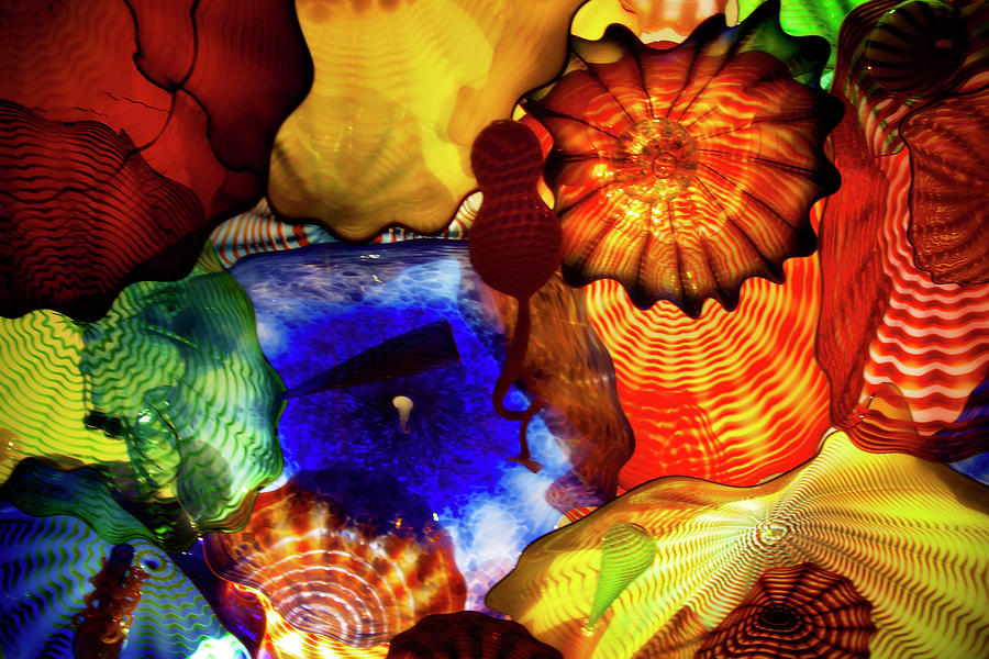 Chihuly Persian Ceiling Oklahoma City Museum of Art Photograph by Toni Hopper