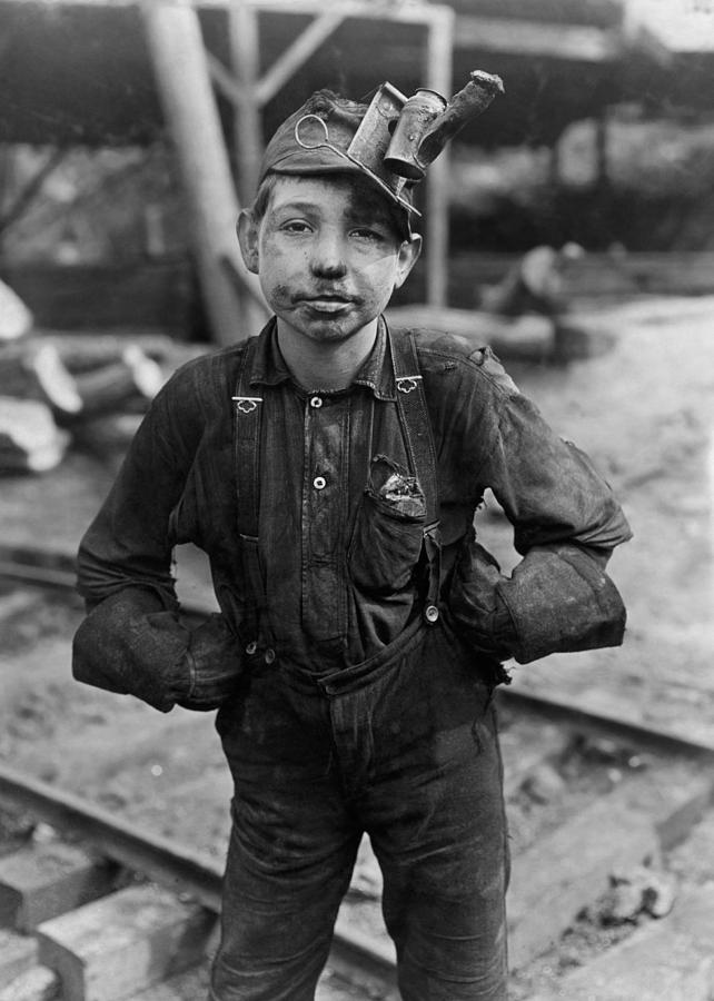 Child Coal Miner - West Virginia - 1908 Photograph by War Is Hell Store