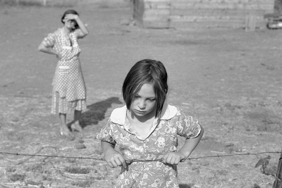 Child of a Rehab Client Painting by Dorothea Lange