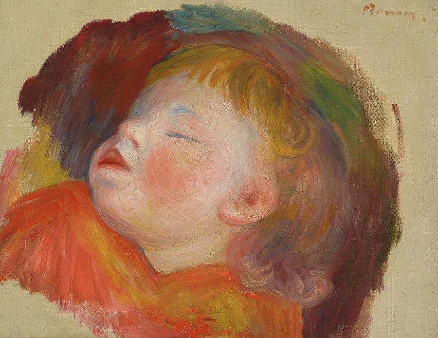 Child Sleeping 1895 Painting