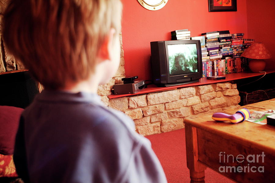 Child Watching Television Photograph by Science Photo Library Child Watching Television Photograph by Science Photo Library
