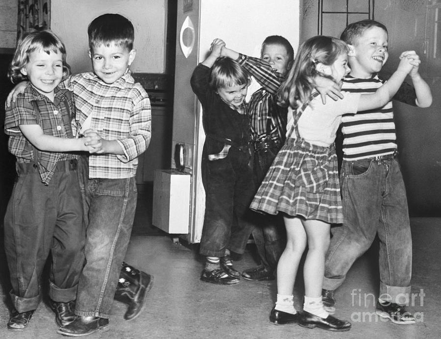 Children Dancing At Andrews Air Force Photograph by Bettmann