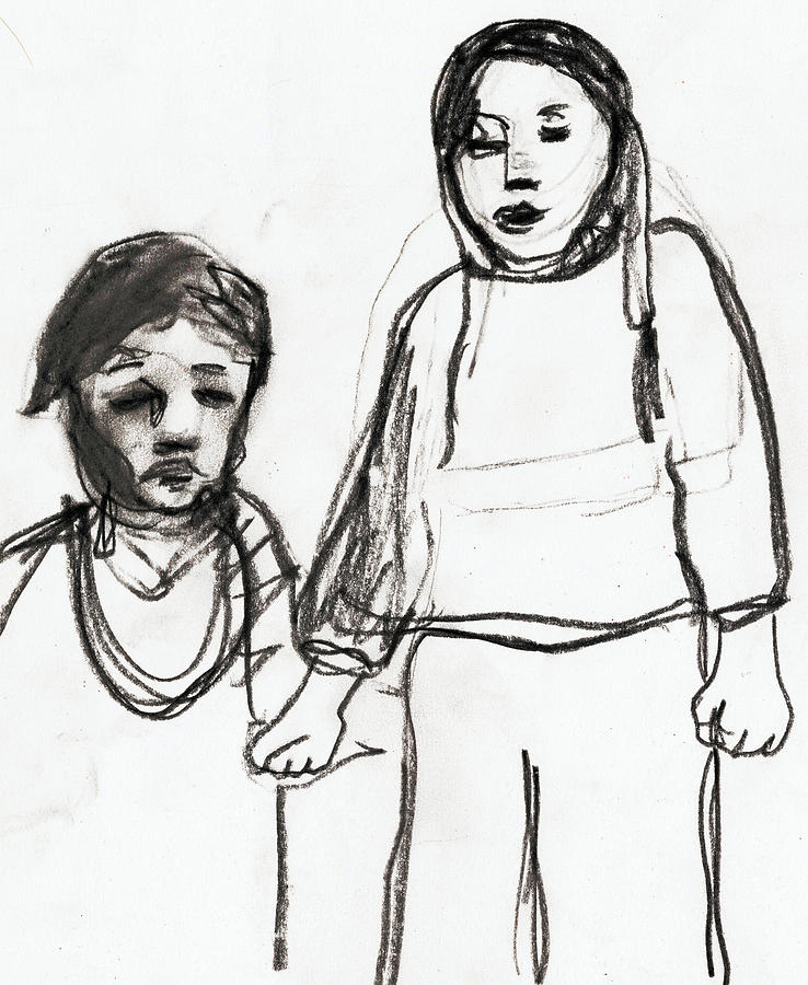 Children Drawing by Edgeworth Johnstone