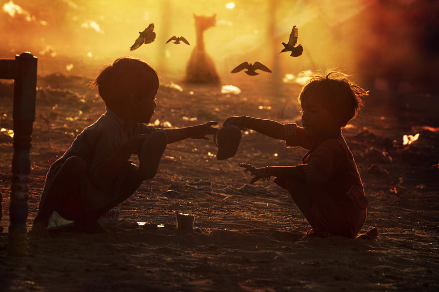Children From India Photograph by Svetlin Yosifov