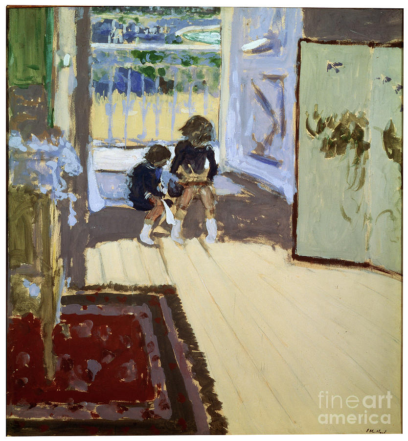 Children In A Room Drawing by Heritage Images