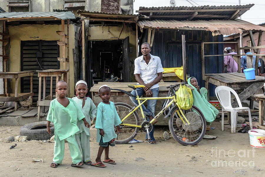 Children In Lagos, Nigeria Photograph by Johnnygreig