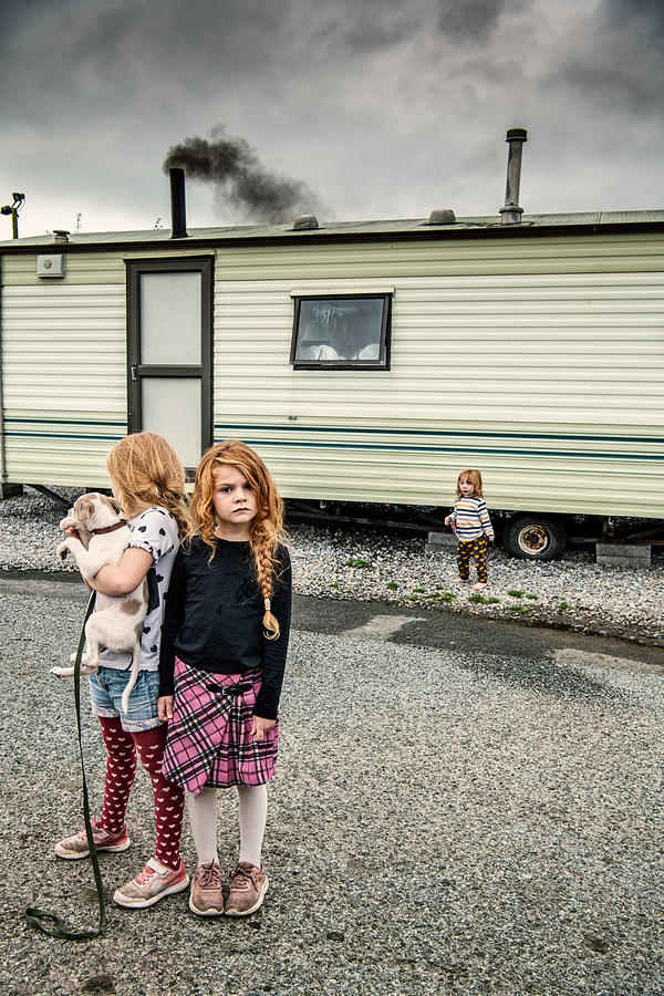 Children Of Travellers Photograph by Trevor Cole